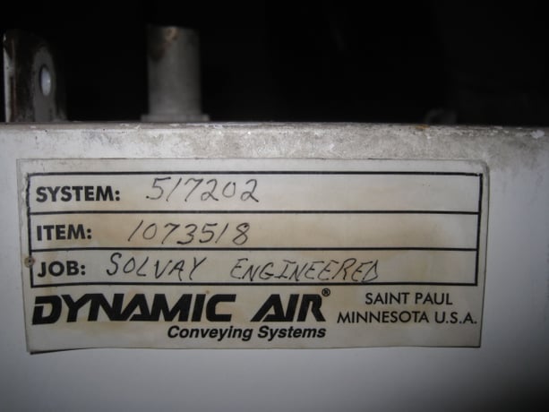 Dynamic Air #200, Blender, Stainless Steel, 54" diameter x 118" Straight Side, 36" Cone, 10 HP Blower, 3' - Image 10
