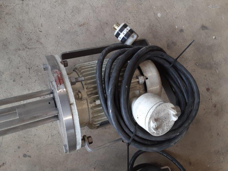 Ross #HSM-101, Batch High Shear Mixer, Stainless Steel, 1 HP, 3600 RPM, 2.5" diameter Rotor, 24.5" L Shaft - Image 6