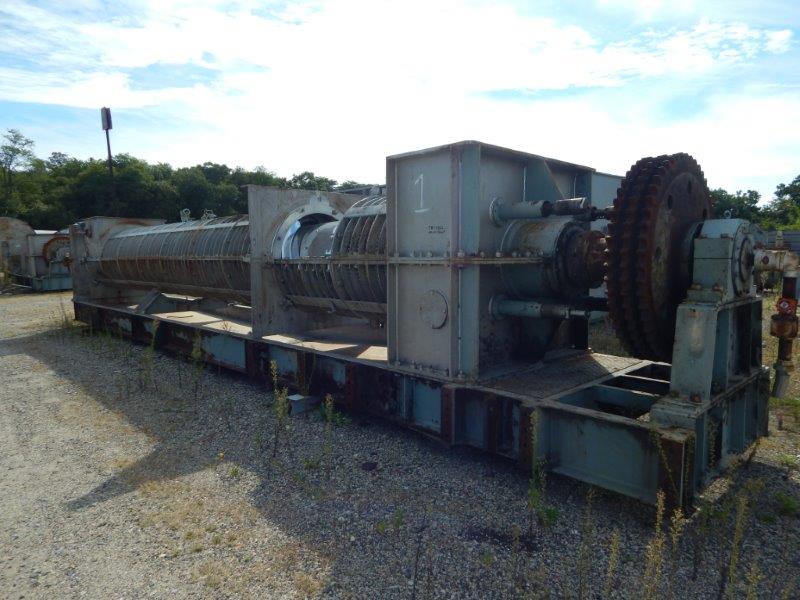 FKC #SHX-1000, Screw Type Sludge Dewatering Press, 47" x 37" Feed Opening, 9 Screen Secondary, 20 HP, 230/460 - Image 1