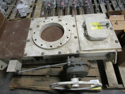 12" Stock Equipment slide gate valve with handwheel operator, unused - Image 1
