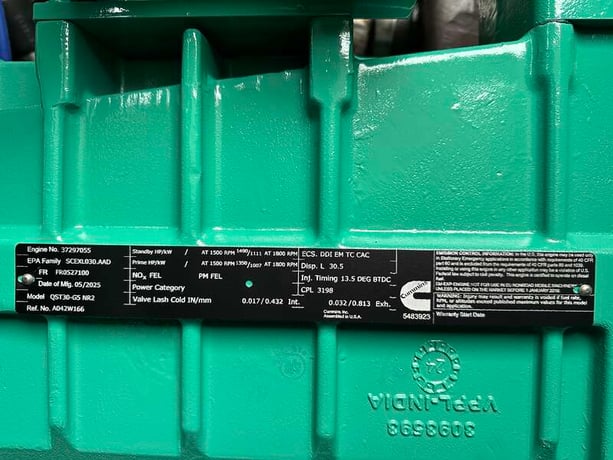 1000 KW Cummins #DQFAD, diesel generator set, 277/480 Volts, 1490 HP @ 1800 RPM, QST30-G5 NR2 engine, EPA - Image 10
