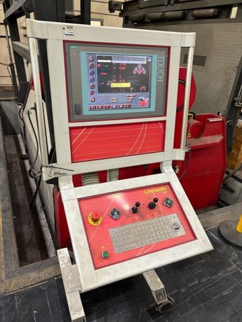 10' x 1.5" Davi #MCB-3045, CNC plate roll w/Leonardo Systems Control, hydraulic support guides, 2006 - Image 7