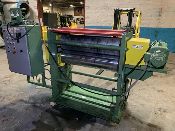 Eastern Engraving & Machine Co. #25, 47" hydraulic embossing machine, rebuilt 2010 - Image 5