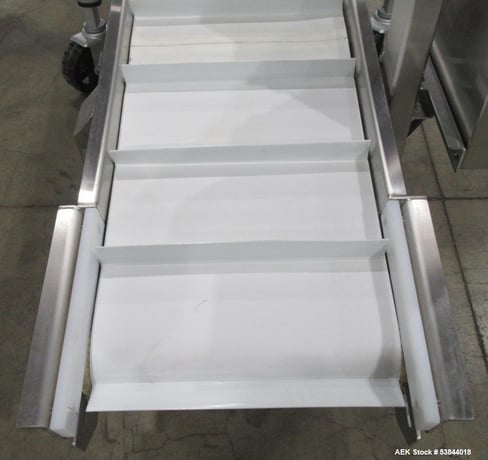18.5" Wide x 6' AGI, Mobile Inclined Conveyor, Stainless Steel frame, on casters, 2022 - Image 7