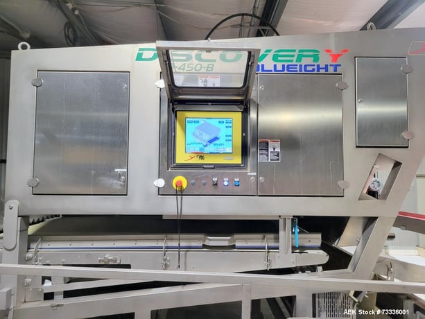 Raytec Vision Discovery Series #D-450-B Belt Optical Sorter, double reject, Bluelight Tech - Image 2