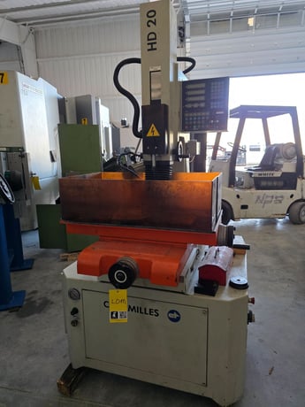 Charmilles #HD20, .012"-.236"HOLE diameter, 13.8"X, 9.8"Y, 7.9"Z, 11.8"W work, 23.6"L work, 2006 - Image 1
