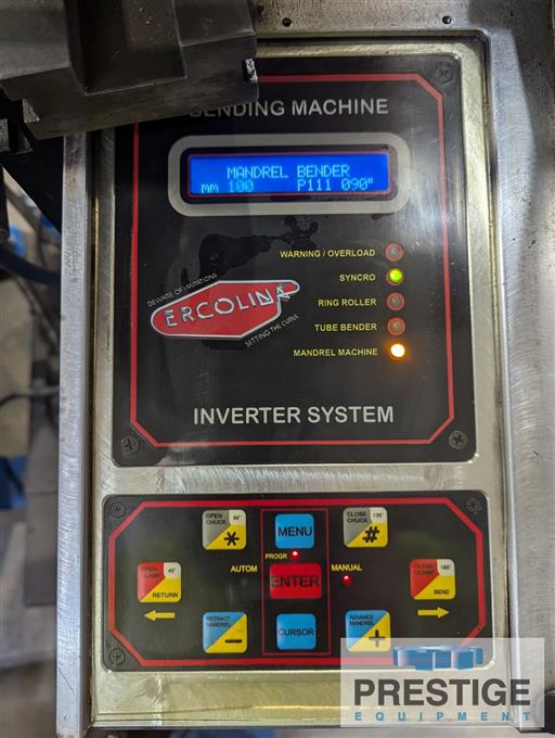 Ercolina #030, NC semi-automatic mandrel bending machine, variable bending speed, 2017 - Image 3