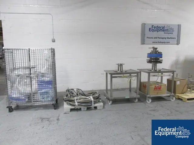 10 Ton, Korsch #XL-400, double Layer Tablet Press, 35/29 station, B/D tooling, 338400 TPH, 2001 - Image 2