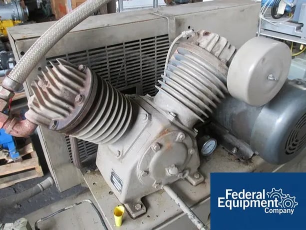 7.5 HP CompAir #TA5218H37, Air Compressor, liquid cooled w/ radiator, carbon steel tank, 460 V., 3 phase, 1996 - Image 7