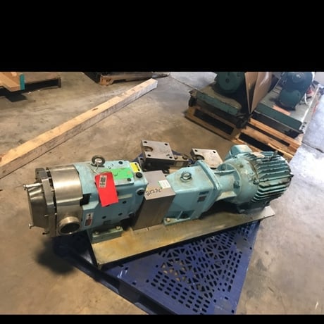 Waukesha #13OU2, Stainless Steel Centrifugal Pump, 3" x 3", 15 HP - Image 1