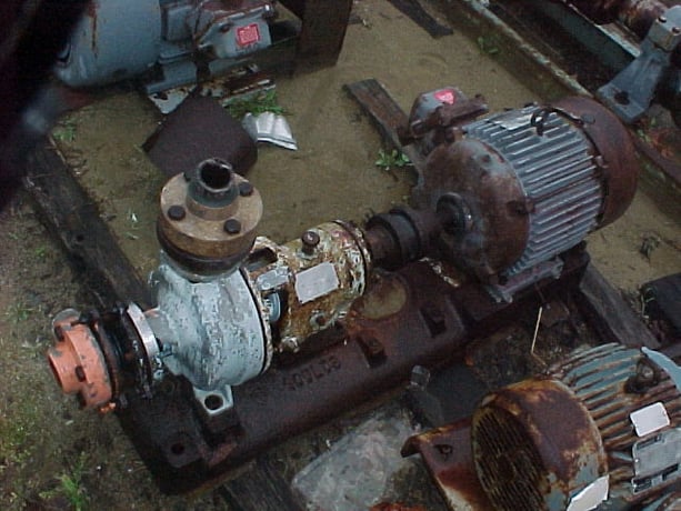 160 GPM @ 110' TDH, Goulds #3196, Centrifugal Pump, Alloy GA-20, Direct Coupled, 3 x 1.5", 5.6" diameter - Image 1