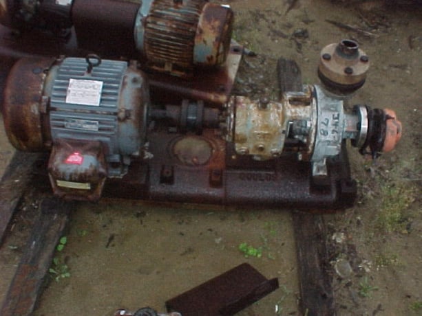 160 GPM @ 110' TDH, Goulds #3196, Centrifugal Pump, Alloy GA-20, Direct Coupled, 3 x 1.5", 5.6" diameter - Image 2