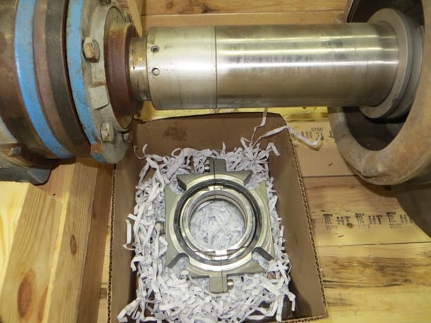 Goulds #3415, Stainless Steel Rotor Assembly w/Bearings, Split Mechanical Seals, 8" x 10", 20" diameter - Image 2