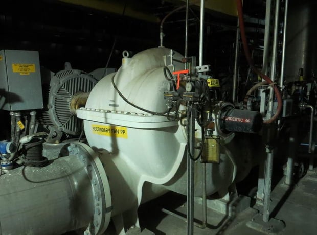 24000 GPM @ 127' TDH, Ahlstrom #ZPP52-600, Split Case Stainless Steel Fan Pump, 1000 HP, 800 RPM, 2001 - Image 1