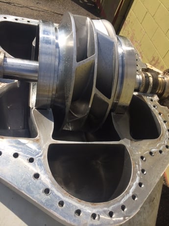 24000 GPM @ 127' TDH, Ahlstrom #ZPP52-600, Split Case Stainless Steel Fan Pump, 1000 HP, 800 RPM, 2001 - Image 6