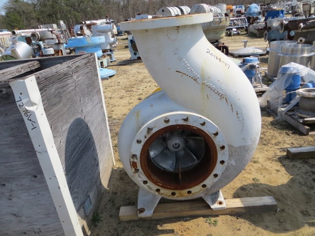 5300 GPM @ 51' TDH, Ahlstrom #APT-54-14, Steel Pump, w/6-Vane Open Stainless Steel Rotor, 16" x 14", 855 RPM - Image 1