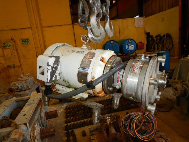 Fristam #FZX250, Liquid Ring Vacuum Pump, Sanitary Fittings, 3" Inlet & Outlet, 15 HP, 230/460 V - Image 1