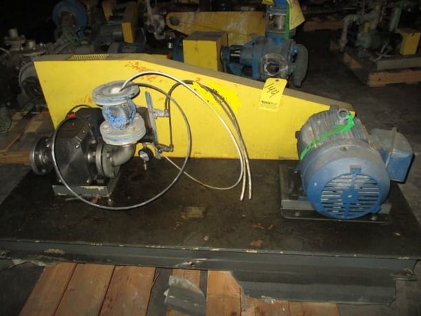 Viking #S2L, Rotary Lobe Pump, 1.5", Stainless Steel, 5 HP, 116 RPM, 460 V - Image 1