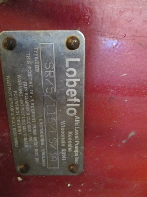 Lobeflo, Rotary Lobe Pump, Stainless Steel, 2", 7.5 HP - Image 4