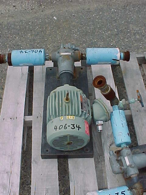 1.5" Viking #HL4195, Iron Gear Pump, 3 HP, 230-460 V, 1730 RPM, TEFC - Image 1