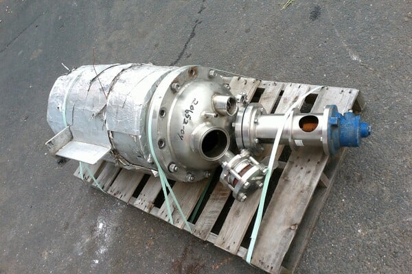 10 gallon Tolan, Stainless Steel Jacketed Pressure Tank, 12" diameter x 24" Straight Side, 20/FV Internal - Image 4