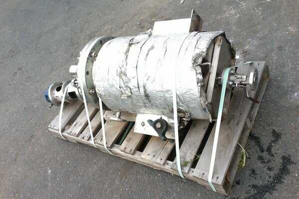 10 gallon Tolan, Stainless Steel Jacketed Pressure Tank, 12" diameter x 24" Straight Side, 20/FV Internal - Image 5
