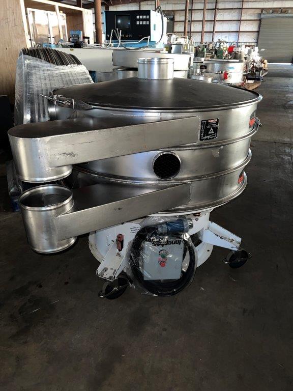 40" Kason #K48-2-SS, Stainless Steel Separator Screen, 2-Deck, 2.5 HP, 230/460 V, On Wheels, 2013 - Image 1