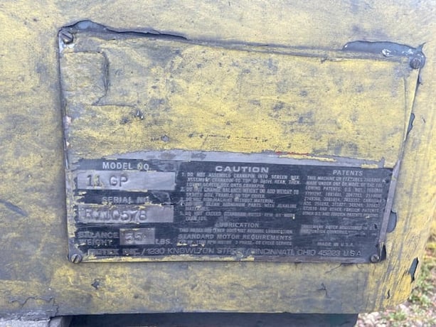 18" x 36" Rotex #20, Stainless Steel Screen - Image 3
