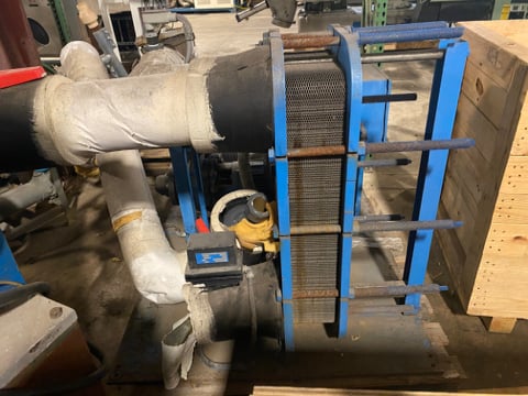Water Pump w/Plate & Frame Heat Exchanger, 15" x 34" Plates - Image 1
