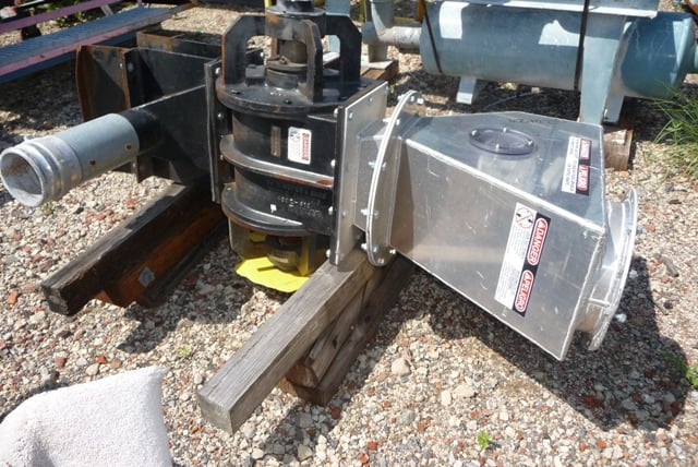 6" x 10" Steel Rotary Valve, 1.5 HP, 208-230/460 V - Image 1