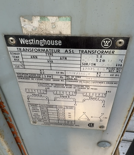 600 Amp. Westinghouse, 15 kV Load Interrupt - Image 2