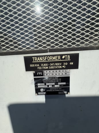 Federal Pioneer #2853-8-87, 600 amps, 13800 Volts, 60 Hz - Image 2