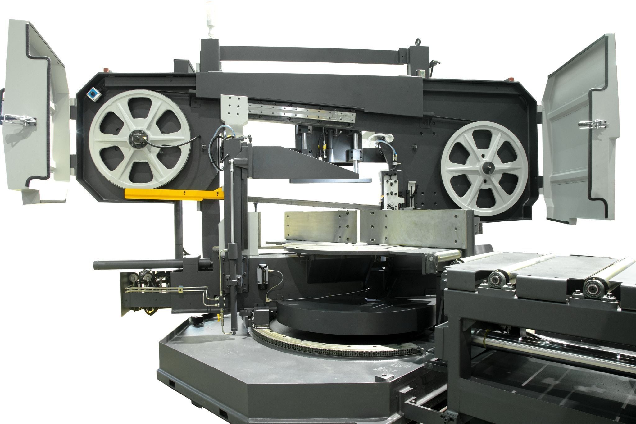 12" x 12" Indotech #SteelX-i-12x12-NC, Auto horizontal bandsaw, 191.3" x 1.33" x 0.05" blade, prog miter - Image 7