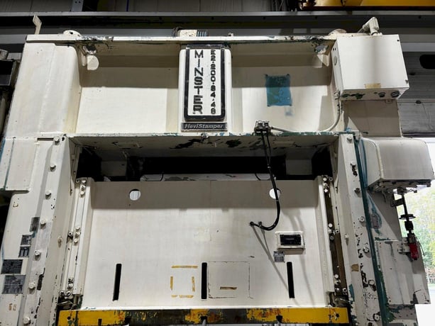 200 Ton, Minster #E2-200-84x48, straight side double crank, 8" stroke, 24.5" Shut Height, 90 SPM, 48" - Image 2