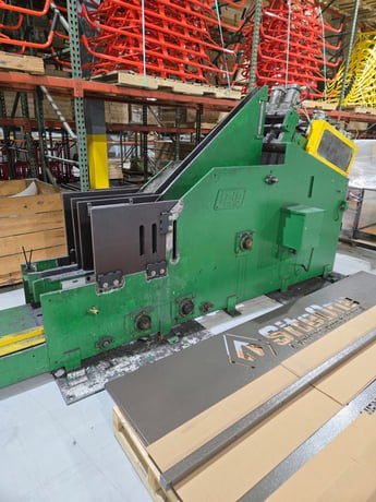 10000 lb. Colt #CSHC-100-12, coil cradle / straightener, 12" x 0.230" stock, 72" outside dimension, 1992 - Image 1