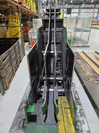 10000 lb. Colt #CSHC-100-12, coil cradle / straightener, 12" x 0.230" stock, 72" outside dimension, 1992 - Image 2