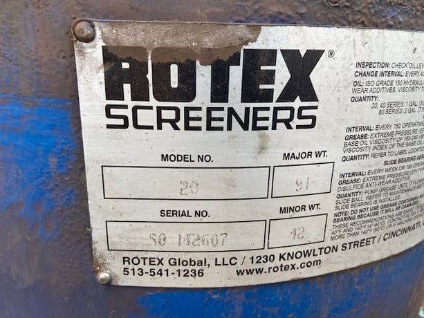 18" x 36" Rotex, Stainless Steel Screen - Image 5