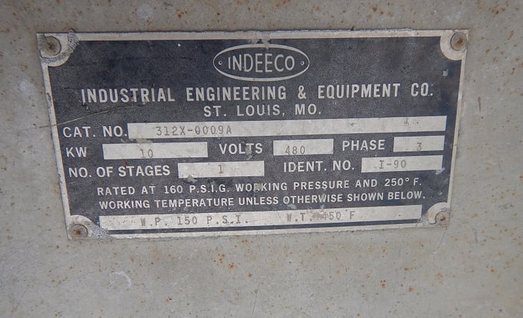 10 KW Industrial Engineering & Equipment #IE-10/45-R, Syltherm Temperature Control Unit, 1-Stage, w/150 psi @ - Image 3