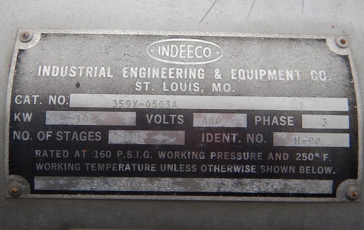 10 KW Industrial Engineering & Equipment #IE-10/45-R, Syltherm Temperature Control Unit, 1-Stage, w/150 psi @ - Image 9