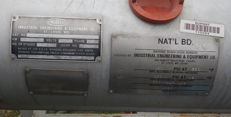 10 KW Industrial Engineering & Equipment #IE-10/45-R, Syltherm Temperature Control Unit, 1-Stage, w/150 psi @ - Image 10