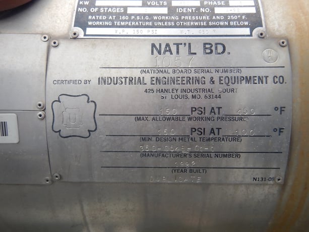 30 KW Industrial Engineering & Equipment #2E-30/30-SC, Syltherm Temperature Control Unit, w/150 psi @ - Image 4