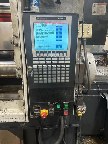 880 Ton, 116 oz., Milacron #MM-880-116, horizontal plastic injection molder, 9.8" ejection stroke, 55.1" x - Image 8