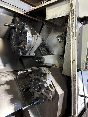 Okuma #LU-400/2SC650, 4-Axis CNC lathe, 25.5" swing, 26.5" centers, 3.1"/4.33" bar, 2006 - Image 9