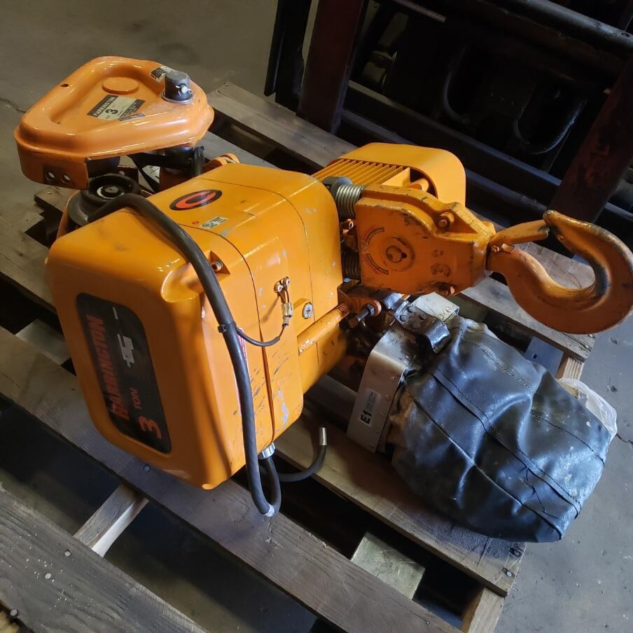 3 Ton, Harrington #IBBQ, Hoists, 220 or 460 V., 3Ph, new - Image 7