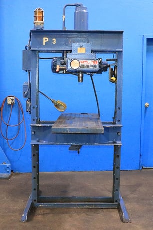 75 Ton, Dake #5-075, elec-draulic H-frame hydraulic press, 10" stroke - Image 2