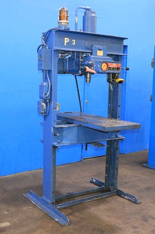 75 Ton, Dake #5-075, elec-draulic H-frame hydraulic press, 10" stroke - Image 3