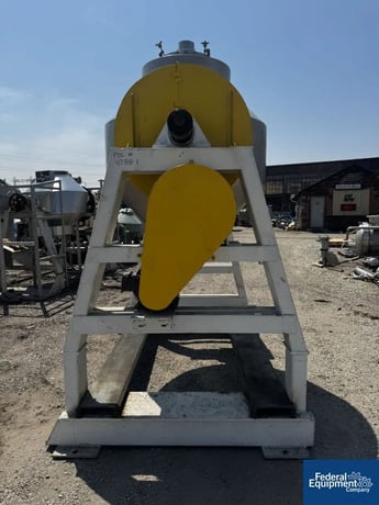 40 cu.ft. Gemco, Double Cone Blender, Stainless Steel, on stand, 20 HP, 230/460 V. motor, 1984 - Image 5