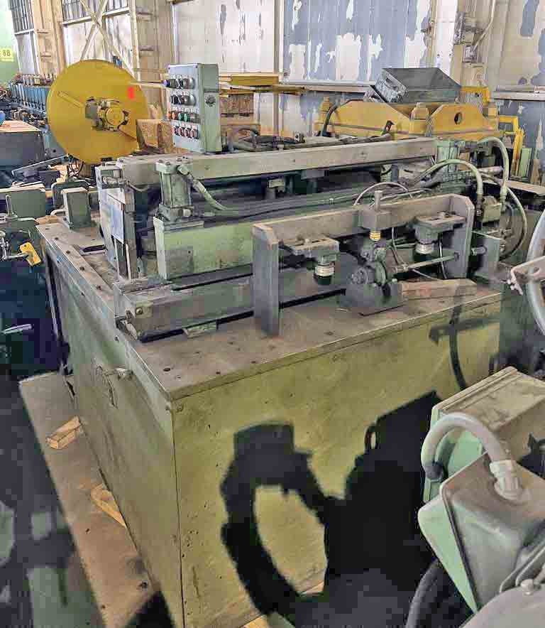 Lee Shaffer #H-70F, strip welder, 36" W, hydraulic double cut crop shear, hydraulic clamp & push, automatic - Image 5