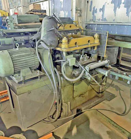 60 Ton, Tishken #CO-20-18-60, cutoff press, 2.5 stroke, air clutch, mounting base - Image 3
