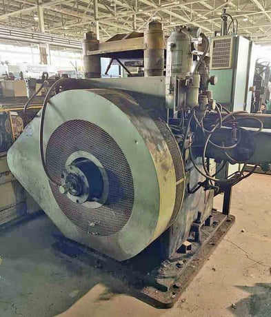60 Ton, Tishken #CO-20-18-60, cutoff press, 2.5 stroke, air clutch, mounting base - Image 5